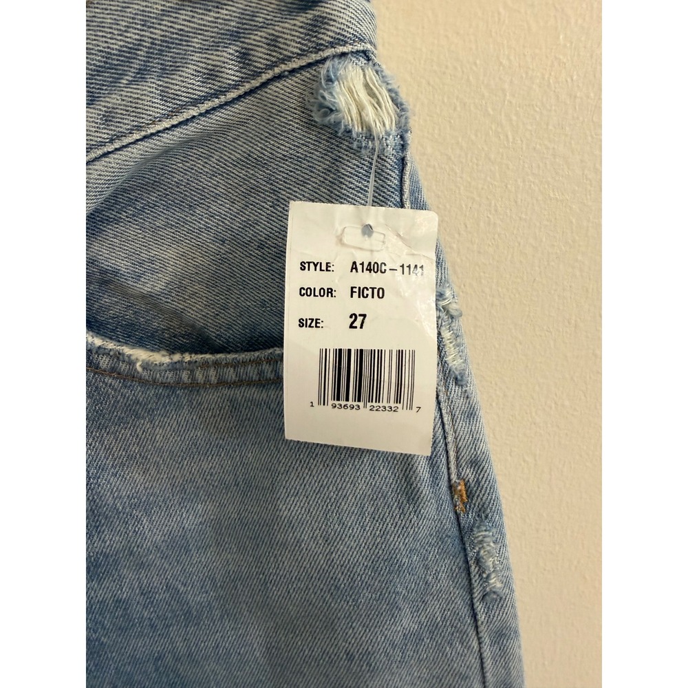 AGOLDE Lana Straight Leg Jeans Fiction Light Wash Blue Denim 27 NWT A140C-1141 - Picture 3 of 8